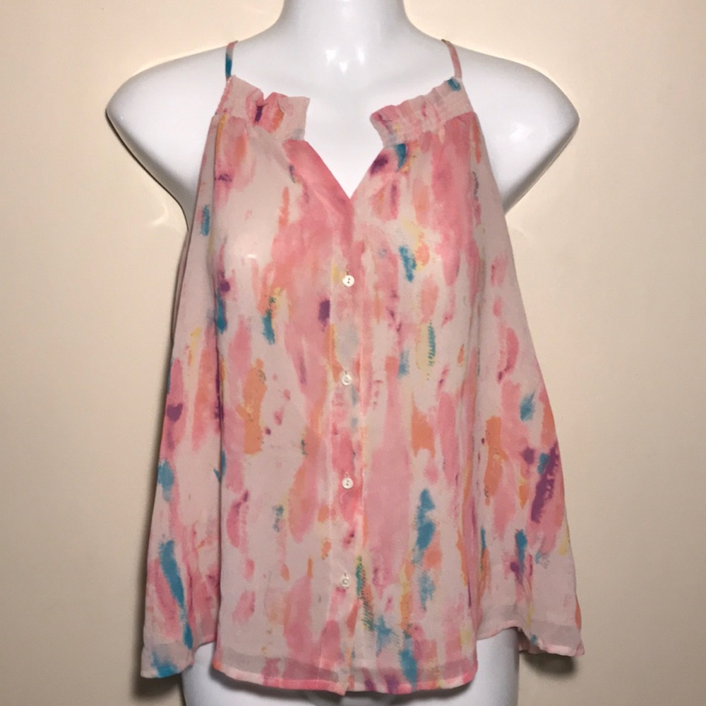 Rory Beca x Forever 21 Multi Color Tank Top Blouse